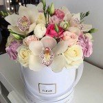 Квіти в коробці "Прекрасне почуття!" - image-0